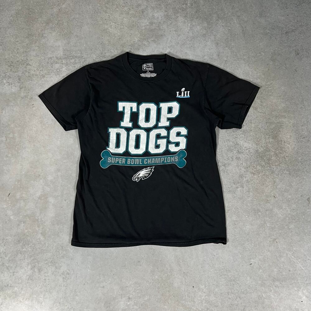 Philadelphia Eagles 2018 Super Bowl LII Champions Men's T-shirt Size Medium